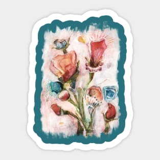 blooming fantasy Sticker